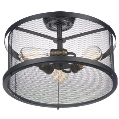 Orchid Ride 3 Light 16.5 Inch Wide Flush Mount by BSH - 93-BEL-2341451