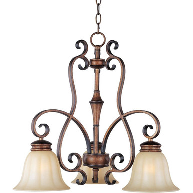 Panmure Path 3 Light Medium Chandelier by BSH - 93-BEL-596817
