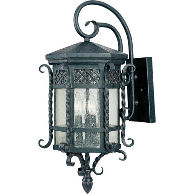 Town Drove 3 Light Candle Style Outdoor Wall Mount 23.5 Inch Tall by BSH - 93-BEL-597097