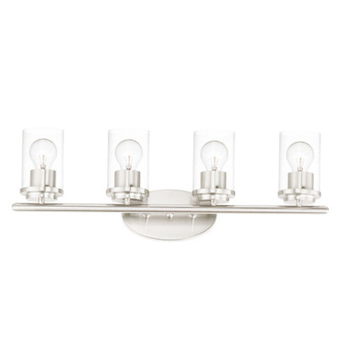 Langleybury Lane 4 Light Frosted Glass Vanity Light by BSH - 93-BEL-1067581