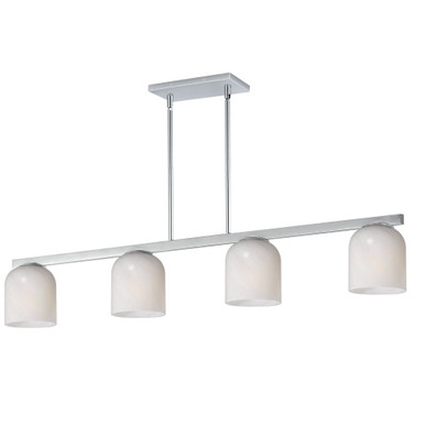 Rosewood Fields 4 Light Linear Pendant by BSH - 93-BEL-1342382