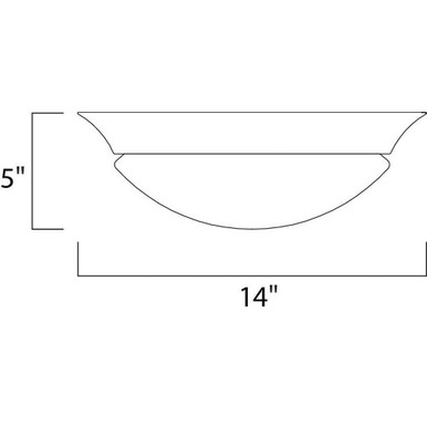 Blake Grange 2 Light 14 Inch Wide Flush Mount by BSH - 93-BEL-598547