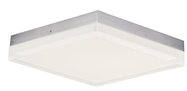 Illuminaire II 20W 1 LED 10.5 Inch Wide Square Flush Mount by BSH - 93-BEL-882579