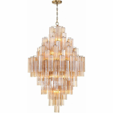 Addis 20 Light Large Chandelier by Crystorama - ADD-319