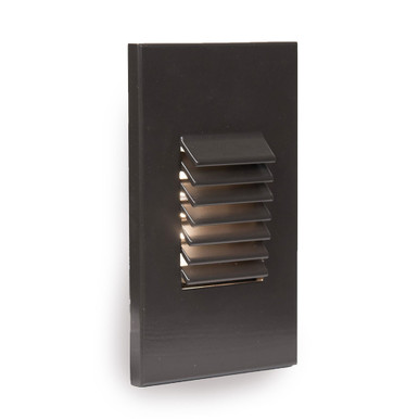 12V 2W 1 LED Vertical Louvered Scoop Outdoor Wall Mount by BSH - 156-BEL-715974