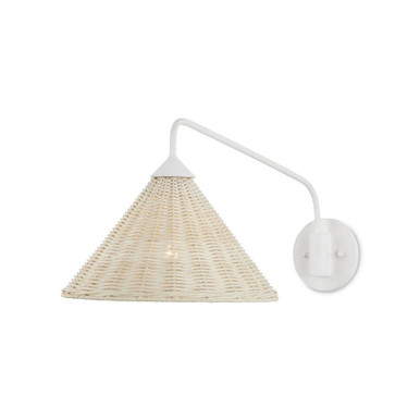 Basket 1 Light Swing Arm Wall Sconce 13 Inch Wide by Currey Company - 5000-0219