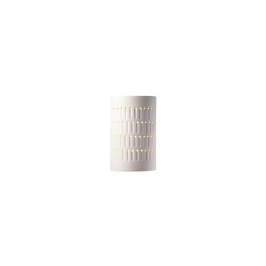 Ambiance 1 Light Small Cactus Cylinder Outdoor Wall Mount by Justice Design - CER-2285W