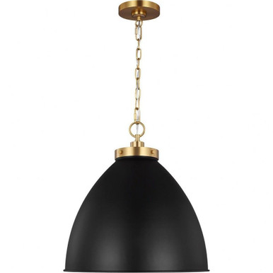 Wellfleet 1 Light Large Dome Pendant by Visual Comfort Studio - CP1301