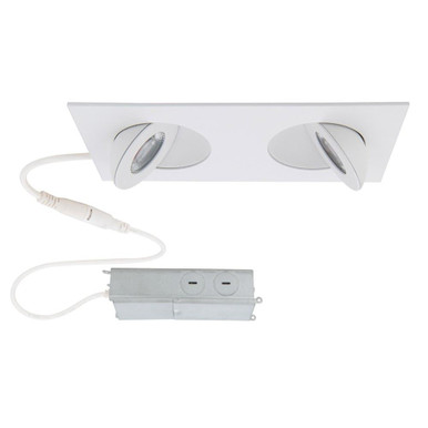 Brisbane Poplars 12W 2 LED Square Adjustable Recessed Kit by BSH  - 2470-BEL-5215732