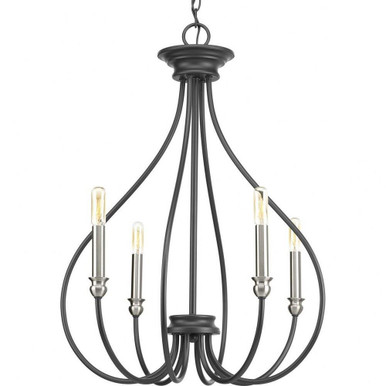 Whisp 4 Light Medium Chandelier by Progress - P400029-143
