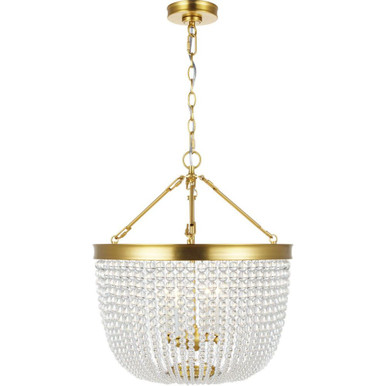 Summerhill 4 Light Medium Chandelier by Visual Comfort Studio - cp1354bbs