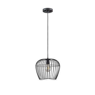 Redding 1 Light Industrial Pendant 10 Inch Tall and 12 Inch Wide by Hunter - 48240