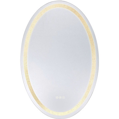 Cordova 40W LED Oval Frontlit Mirror 36 X 24 Inch Wide by Savoy House - 2-1223-24X36