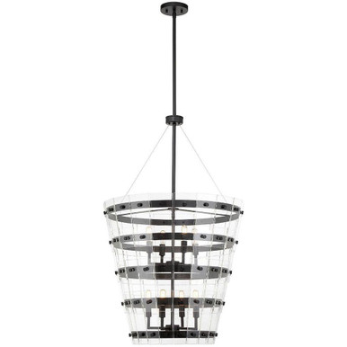 Ventari 8 Light Pendant 41 Inch Tall and 25 Inch Wide by Savoy House - 7-8859-8-89