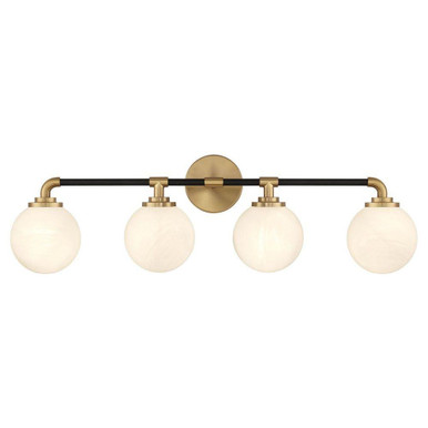 Dresden 4 Light Bath Vanity 10 Inch Tall and 33 Inch Wide by Savoy House - L8-9604-4-143