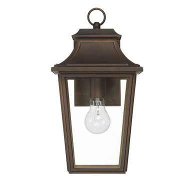 Spring Cove 1 Light Outdoor Wall Lantern 15 Inch and 8 Inch Wide by Hunter - 46080
