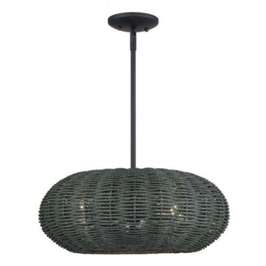 Deluna 3 Light Pendant 16 Inch Tall and 18 Inch Wide by Livex - 60154-04