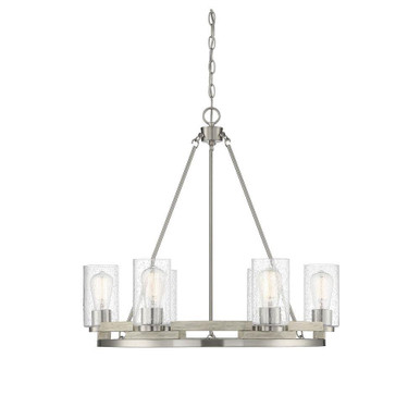 Lynwood 6 Light Chandelier 26.5 Inch Tall and 28.5 Inch Wide by Savoy House - L1-7600-6