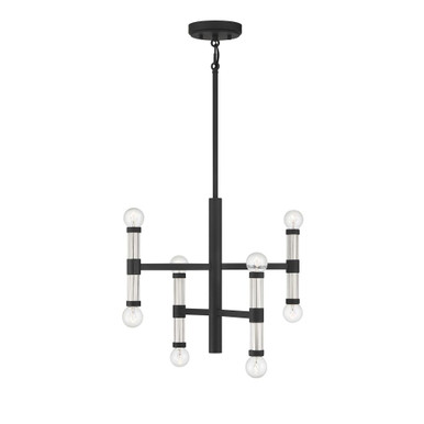 Kingsburg 8 Light Chandelier 14.75 Inch Tall X 18 Inch Wide by Savoy House - L1-6730-8