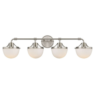 Meredith 4 Light Bath Vanity 9.5 Inch Tall and 33 Inch Wide by Savoy House - L8-3900-4