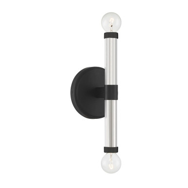 Kingsburg 2 Light Wall Sconce 11.5 Inch Tall X 4.5 Inch Wide by Savoy House - L9-6733-2