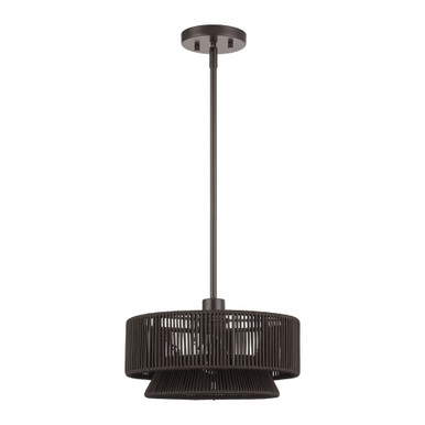 Florell 1 Light Pendant 16 Inch Tall and 13 Inch Wide by Livex - 49141