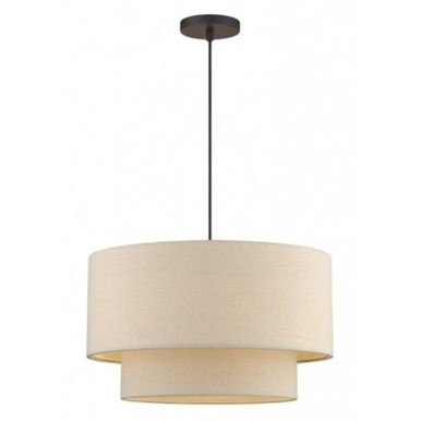 Bellingham 3 Light Pendant 15 Inch Tall and 20 Inch Wide by Livex - 58874