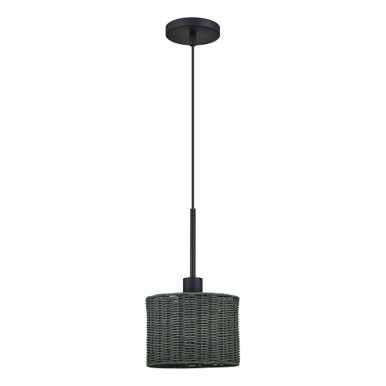 Weavington 1 Light Mini Pendant 19.5 Inch Tall and 8.5 Inch Wide by Livex - 60041
