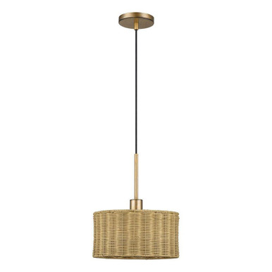 Weavington 1 Light Pendant 19.75 Inch Tall and 12 Inch Wide by Livex - 60042