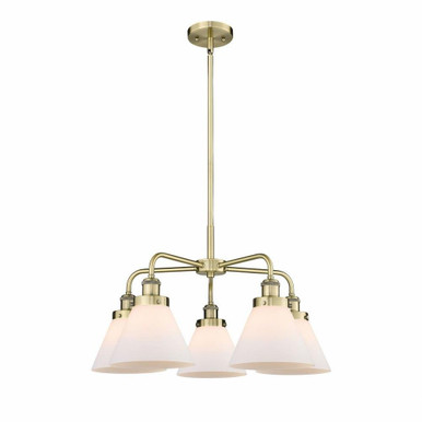 Cone 5 Light Medium Chandelier by Innovations 916-5CR-G4