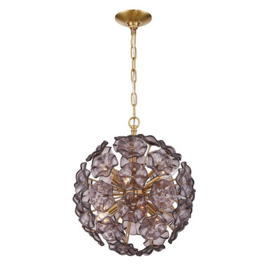 Esme 6 Light Chandelier 21 Inch Tall and 18.25 Inch Wide by Crystorama - ESM-4005