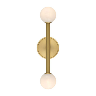 Terrell 3.5W 2 LED Bath Vanity 5 Inch Tall and 17.75 Inch Wide by Crystorama - TRL-2801-LG