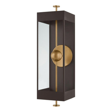 Garvey 10W 1 LED Wall Sconce 34.25 Inch Tall and 10 Inch Wide by Troy - B4934-TBZ/PBR