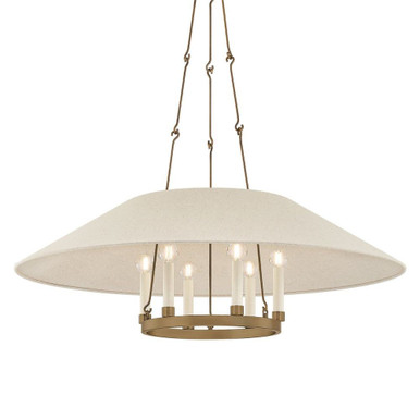 Archive 6 Light Chandelier 12.75 Inch Tall and 38 Inch Wide by Troy - F1638