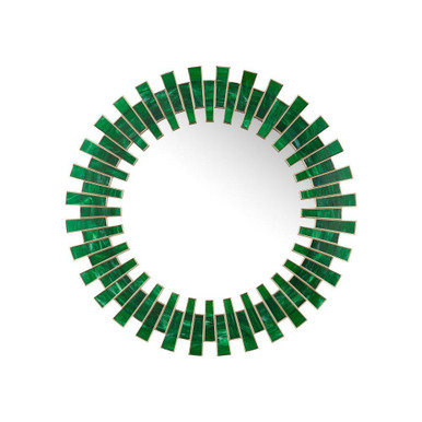 Glasdele Round Mirror 39 Inch Wide by Currey Company - 1000-0170
