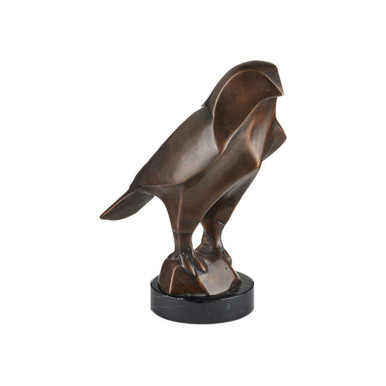 Horus Bird Sculpture 10.25 Inch Tall and 4 Inch Wide by Currey Company - 1200-1058
