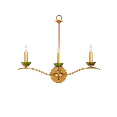 Flannery 3 Light Wall Sconce 20.25 Inch X 22.75 Inch Wide by Currey Company - 5000-0288