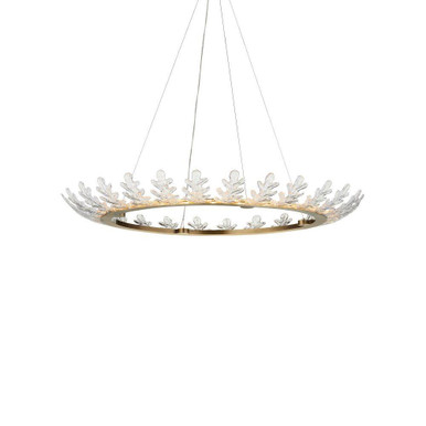 Oakwreath 82.5W 1 LED Chandelier 4 Inch and 47 Inch Wide by Currey Company - 9000-1372