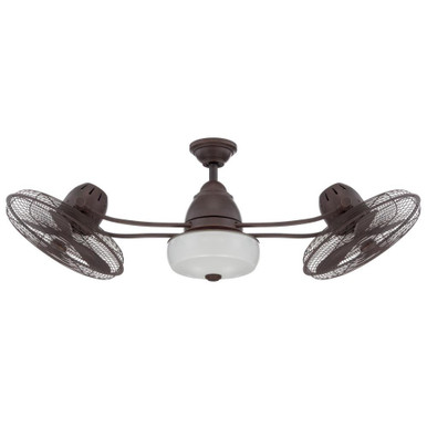 Bellows II - 48 Inch Dual Head Ceiling Fan by Craftmade - BW248