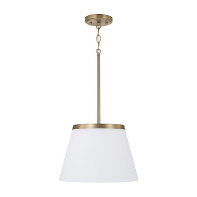 Drake 1 Light Pendant 9 Inch Tall and 13.25 Inch Wide by Capital - 361011