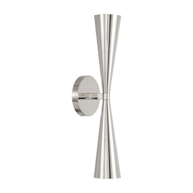 Levi 2 Light Wall Sconce 19.25 Inch Tall and 5 Inch Wide by Capital - 659621