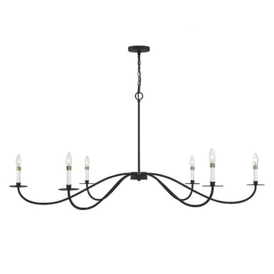 6 Light Oversized Candle Style Chandelier by BSH - 2583-BEL-4642332