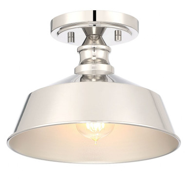 1 Light 10 Inch Wide Vintage Semi Flush Mount by BSH - 2583-BEL-1160904