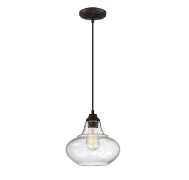 1 Light Mid Century Modern Small Pendant 10 Inch Tall by BSH - 2583-BEL-1107311