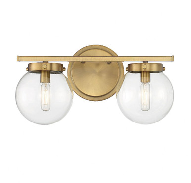 2 Light Mid Century Modern Vanity Light 16 Inch Wide by BSH - 2583-BEL-1107389