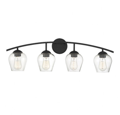 4 Light Mid Century Modern Vanity Light 32.75 Inch Wide by BSH - 2583-BEL-1107360
