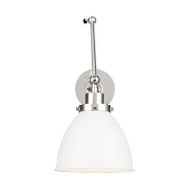 Chapman & Myers 1 Light Wall Sconce 8.75 Inch Tall by Visual Comfort Studio - CW1161