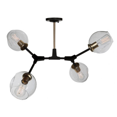 Alma Gardens 4 Light 29 Inch Wide Semi Flush Mount by BSH - 135-BEL-978884