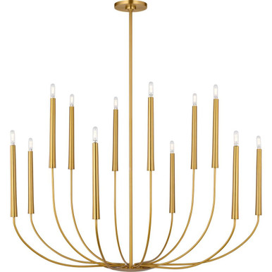 Lois 12 Light Chandelier 37 Inch and 48 Inch Wide by Visual Comfort Studio - EC11812