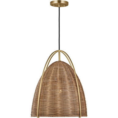 Norman 1 Light Large Pendant 17.88 Inch Tall by Visual Comfort Studio - GLP1071